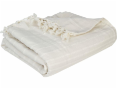 Atmosphera Cream přehoz 230x250 třásní