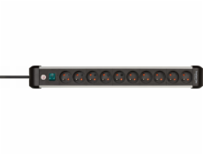 Brennenstuhl power strip BRENNENSTUHL POWER STRIP PREMIUM-ALU-LINE 10GN, 3M