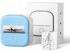Phomemo Phomemo T02 tiskárna štítků Bluetooth termotiskárna na fotografie samolepky poznámky štítky / modrá