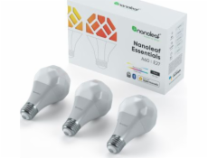 Chytré žárovky Nanoleaf Nanoleaf Essentials – sada 3 žárovek A19-A60-E27