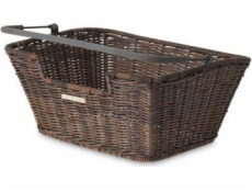 Basil Přední/zadní nosný košík CAPRI RATTAN LOOK FLEX Spodní háčky, syntetický ratan hnědý (BAS-20009)