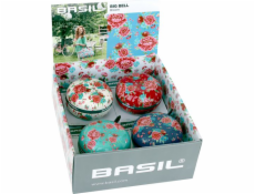 Bazalka zvonek na kolo BIG BELL BLOOM 80 mm, mix barev box 4 ks (BAS-50425)
