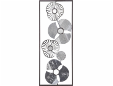 Atmosphera Kovová nástěnná dekorace květiny 25x61 cm