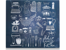 Zeller Skleněná deska/ochrana krásná kuchyně, 50x56x0,8cm