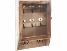 Dřevěná krabička na klíče Atmosphera 26x38 cm