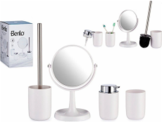 Vanová sada Berilo bílý polypropylen (4 kusy)