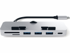 USB HUB Satechi Clamp Hub Pro 1x SD 1x USB-C 1x microSD + 3x USB-A 3.0 (ST-TCIMHS)