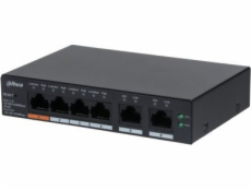Switch Dahua Technology DAHUA Switch||CS4006-4GT-60|Typ L2|Desktop/podstavec|PoE porty 4|60 Wattů|DH-CS4006-4GT-60