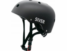 Siver City Motus Silver Black M ABS + EPS Ventilační cyklistická přilba 55-57 cm