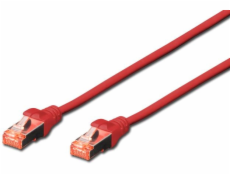 Digitus Patchcord CAT6, S-FTP, 3m, červený, 10 kusů (DK-1644-030-R-10)