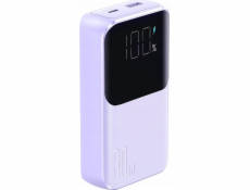 Joyroom Joyroom mini JR-PBC07 20000mAh 30W powerbanka s USB-C a Lightning kabely fialová