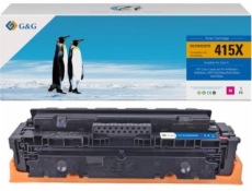 G&G toner G&G kompatibilní toner s HP W2033X, NT-PH2033XFM, HP 415X, purpurová, 6000s, vysoká kapacita