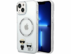 Karl Lagerfeld Karl Lagerfeld KLHMP14MHKCT pevný kryt iPhone 14 Plus 6.7 průhledný Karl & Choupette Aluminium Magsafe NoSize