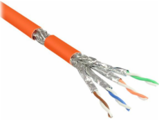 Dobré připojení RJ-45/RJ-45 Cat.7 S/FTP oranžová 50m (GC-N0062)