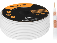 Libox koaxiální kabel RG6U PCC113-50 CU+CU+CU HD 50m LIBOX
