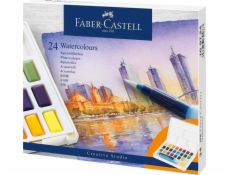 Faber-Castell CS Akvarelové barvy Kostky 24 barev FABER CASTELL