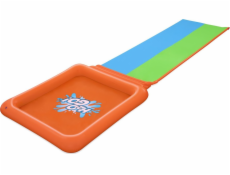 1life Dvojitá skluzavka Super Splash pro děti 3+ Dráha BESTWAY 531cm + brouzdaliště 129 l + sprcha