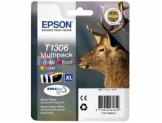 Inkoust Epson T1306 / C13T13064010 (azurový, purpurový, žlutý)