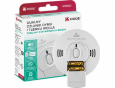 Kidde 2-v-1 detektor oxidu uhelnatého a kouře (K10SCO)