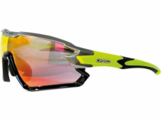 Sportovní brýle Casco CASCO SX-34 Carbonic černo/žlutě červené zrcadlo