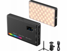 Apexel LED 140 Rgb / 3100 Mah 1/4 Iso + stativ + 3D hlava (APL-FL07)