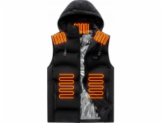 Vyhřívaná elektrická vesta Mozos HV5 Unisex Velikost M Černá