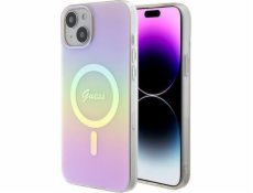 Guess Guess GUHMP15MHITSP iPhone 15 Plus 6,7 růžové/růžové pevné pouzdro IML Iridescent MagSafe