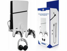 JYS nástěnný věšák + kabel 2v1 pro Sony Playstation 5 PS5 Slim / Jys-p5177