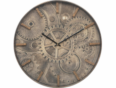 Závěsná lampa Atmosphera Nástěnné hodiny s vyobrazením mechanismu na ciferníku, O 50 cm
