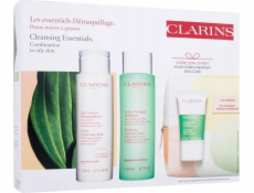 Clarins SET (SAMETOVÉ ČISTÍCÍ MLÉKO 200ML + PURIFYING TONING LOTION 200ML + PURE SCRUB 15ML + KOSMETICKÝ Sáček)