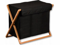 Kesper Koš na prádlo s bambusovým rámem, 41 x 33 cm