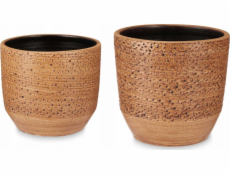 Keramické hrnce Ibergarden DOTS&LINES, 2 kusy: O 20 cm a O 25 cm