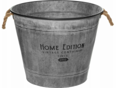 Atmosphera Zinc kryt, vintage kbelík, O 48 cm