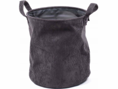 DNES Skládací koš na prádlo, manšestr, O 40 cm