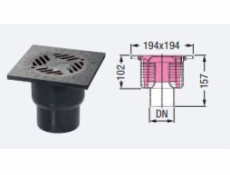Kessel KESSEL YARD DRAIN ALRONDO 200x200 - 37287S