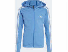 Mikina Adidas Dívčí mikina adidas 3 Stripes Full-Zip Hoodie IS2632