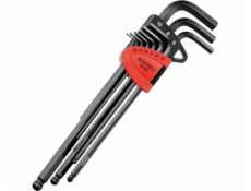 Teng Tools 9dílná sada 6bodových klíčů s kulovou hlavou