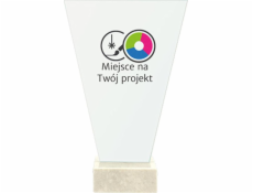 Victoria Sport Glass Trophy na mramorovém podstavci - INDIVIDUÁLNÍ