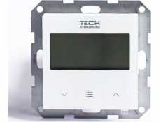 Drátový pokojový termostat Tech Tech F-12B pro pásy LX a L-12 určený pro 55mm rámové systémy, bílý STF-12BWH