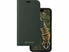 dbramante New York - Kožená peněženka 2 v 1 pro iPhone 15 Pro - Evergreen
