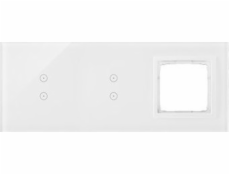 Kontakt-Simon Touch Panel Kontakt-Simon 54 Touch DSTR3330/70 tři moduly dvě vertikální dotyková pole dvě vertikální dotyková pole otvor pro příslušenství perleťově bílá