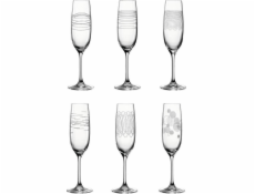 Leonardo Leonardo - Sada 6 sklenic na šampaňské 190ml CASELLA