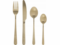 Sada příborů Secret de Gourmet GREEN HARMONY, 24 kusů, zlatá barva