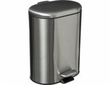 5pětkový odpadkový koš Odpadkový koš s pedálem SILIFLEX, 6L, nerez