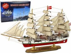 Dřevěná sběratelská plachetnice LeanToys Ship Boat