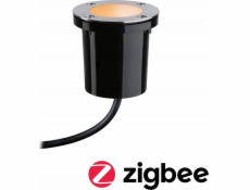 Paulmann Plug & Shine FLOOR SH Zigbee RGBW 4,6W IP65 RGBW 24V pozemní svítidlo černá / kov