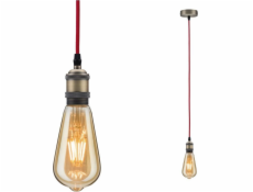 Paulmann Neordic Eldar závěsné svítidlo Závěsné svítidlo max. 1x20W E27Červený/Oxidovaný 230V Kov