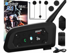 Ejeas Intercom Ejeas V6 Pro TYPE-C (sada pro 1 helmu)