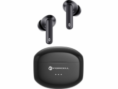 Sluchátka ForCell FORCELL F-AUDIO bezdrátová / bluetooth stereo TWS CLEAR Zvuk černá