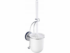 Wenko MILAZZO nádoba na kartáč + WC kartáč, Vacuum-Loc - chromová ocel, WENKO